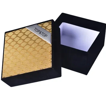 Custom Logo Printing Paper Square Shape Rigid Perfume Gift Box